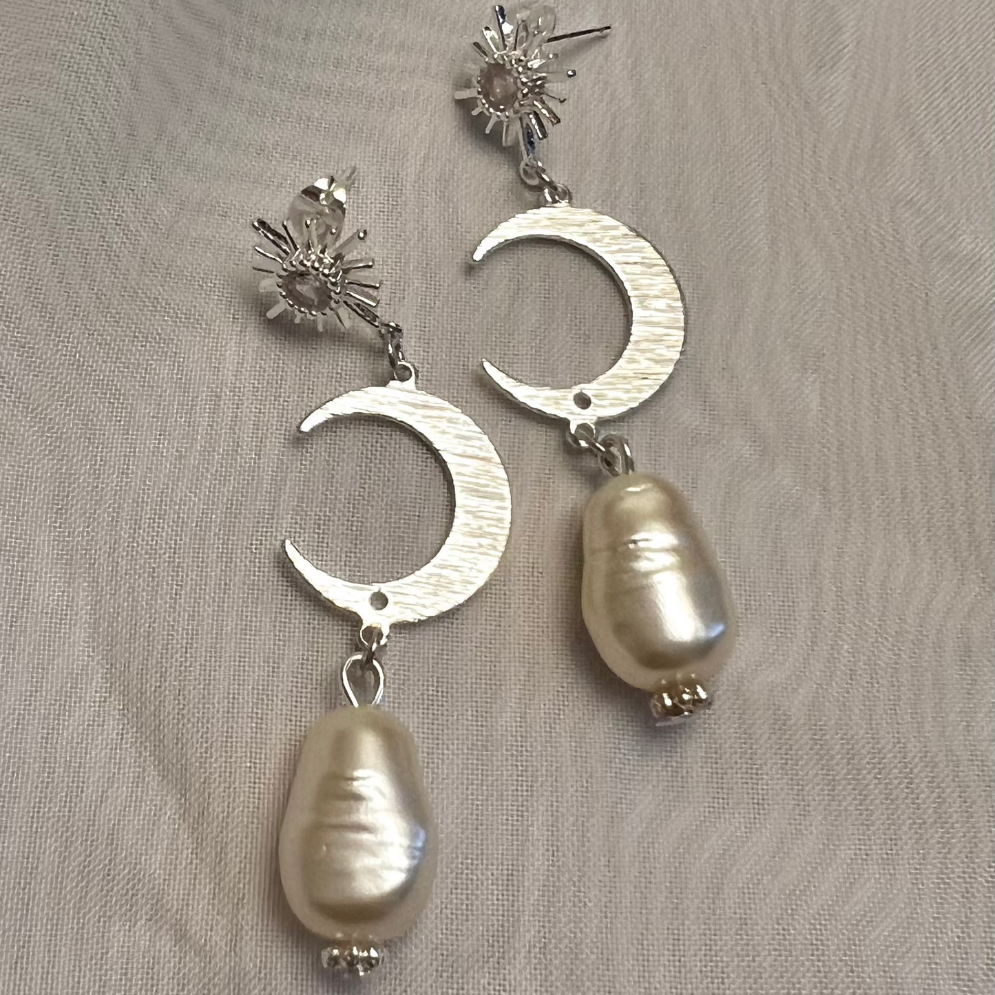 Celestial Star Moons (Silver)