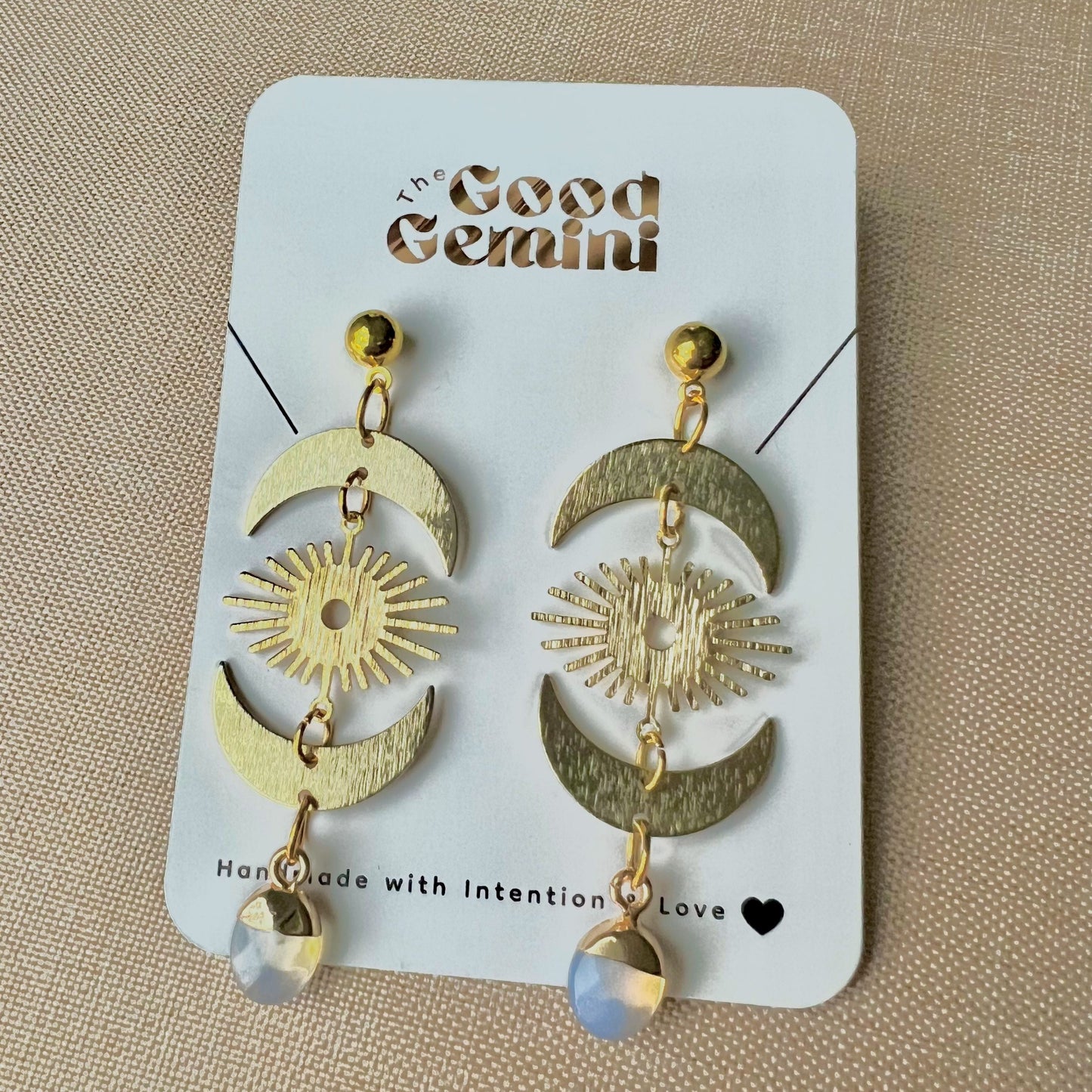 Opalite Intention Dangles
