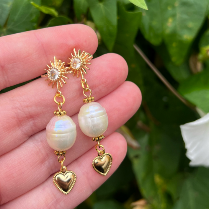 Starburst Pearl Dangles