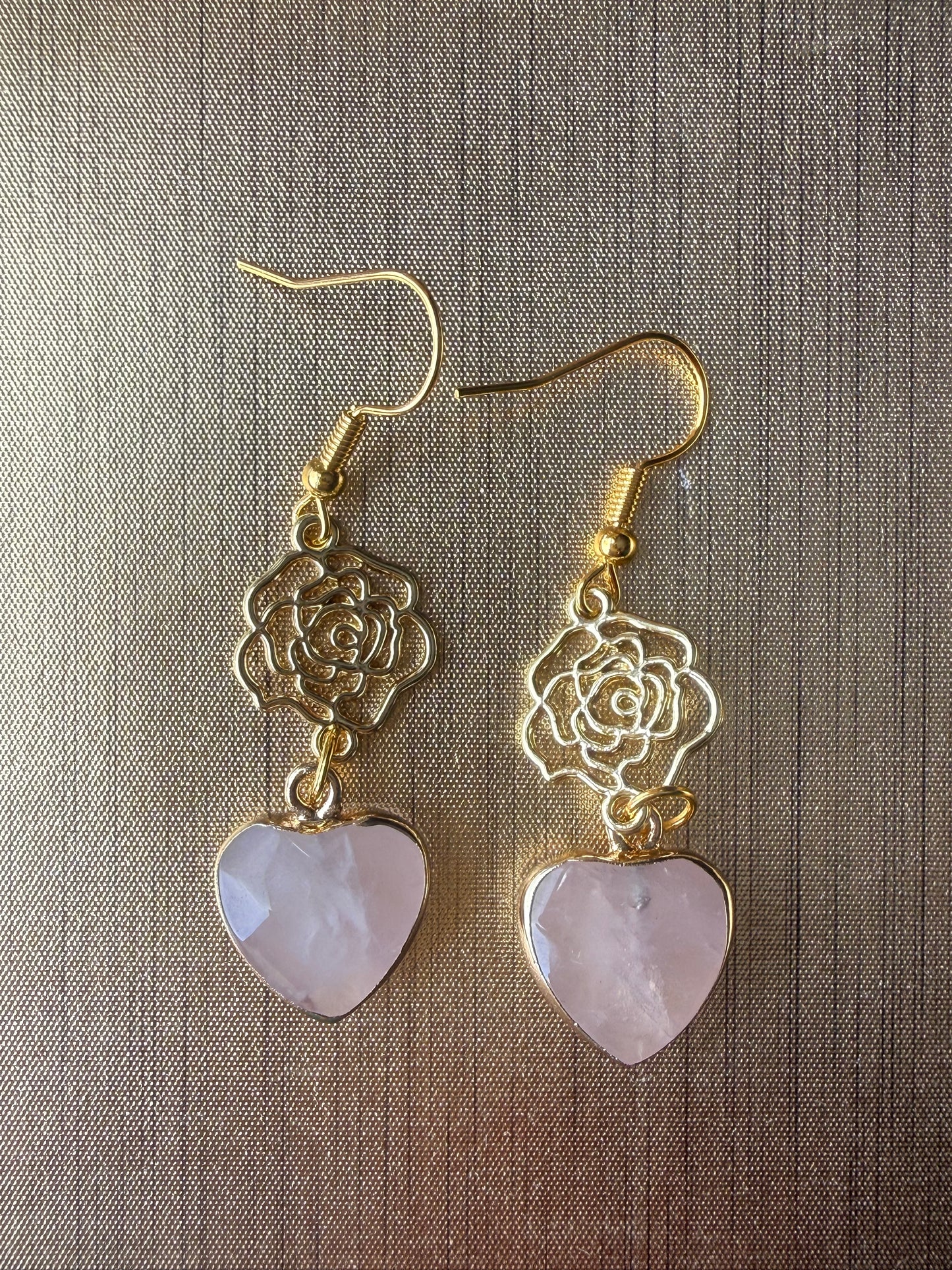 La Vie en Rose Dangles