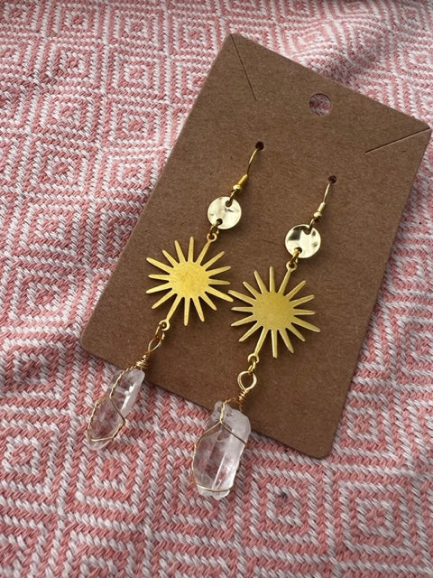 Sunshine Crystal Dangles